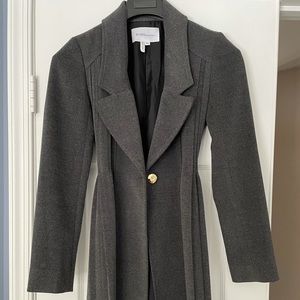 BCBGeneration Winter Trench Coat / Jacket - XXS - Charcoal Color